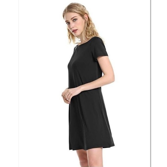 Little Black Dress A-Line Boat Neck Swing Large - Picture 3 of 6
